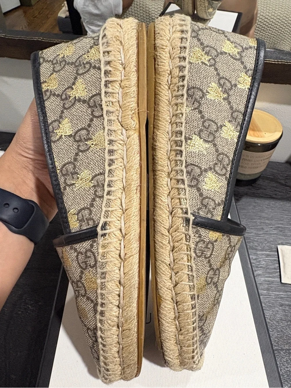 Gucci espadrille flats